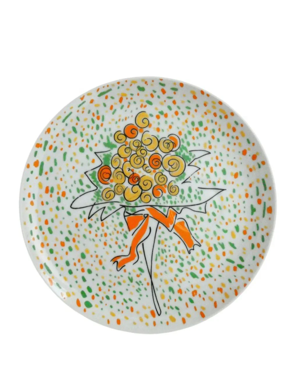 vtg 70s GLORIA VANDERBILT Forever Thine snack salad plates set of 3